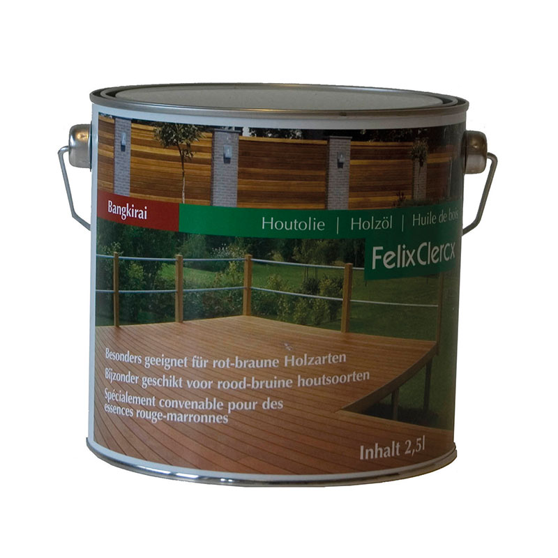 Felix Clercx Holzöl für rotbraune Hölzer 2,50 Liter Felix Clercx Holzöl für rotbraune Hölzer 2,50 Liter